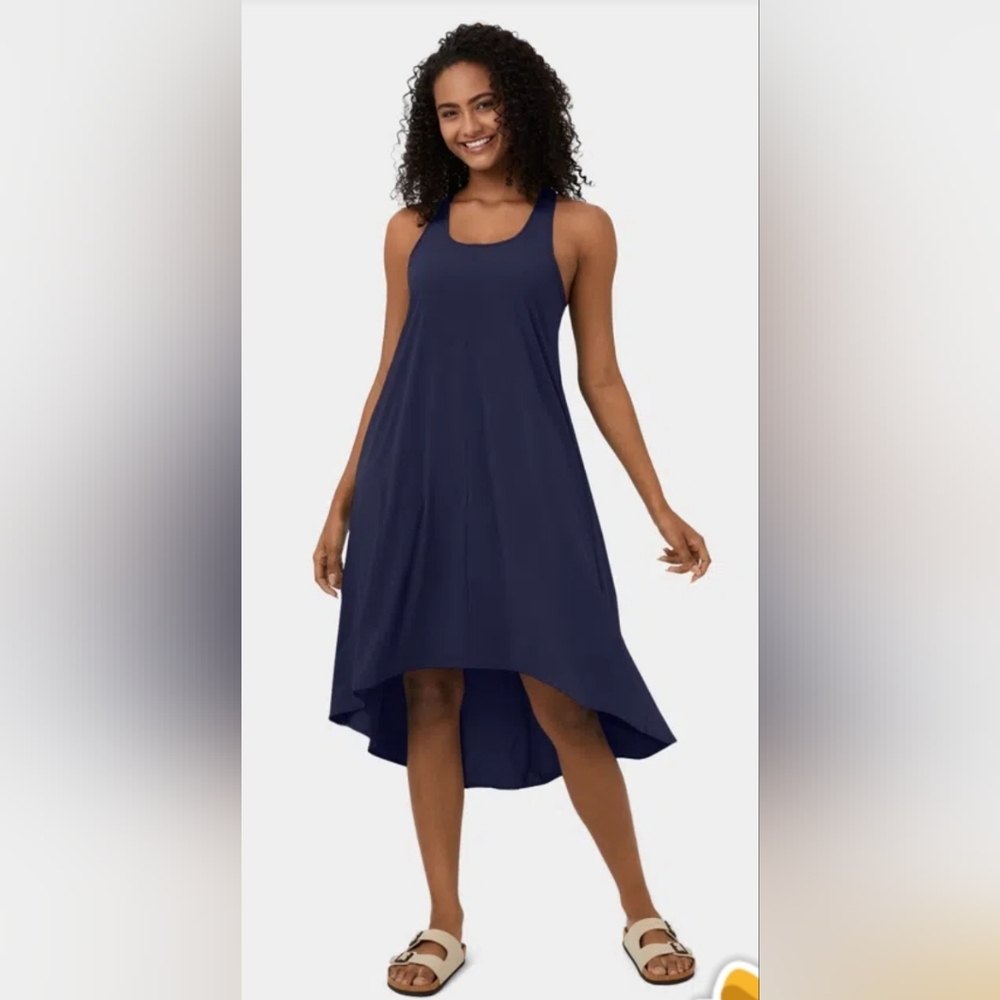 NWT Halara Breezeful high/low dress, small